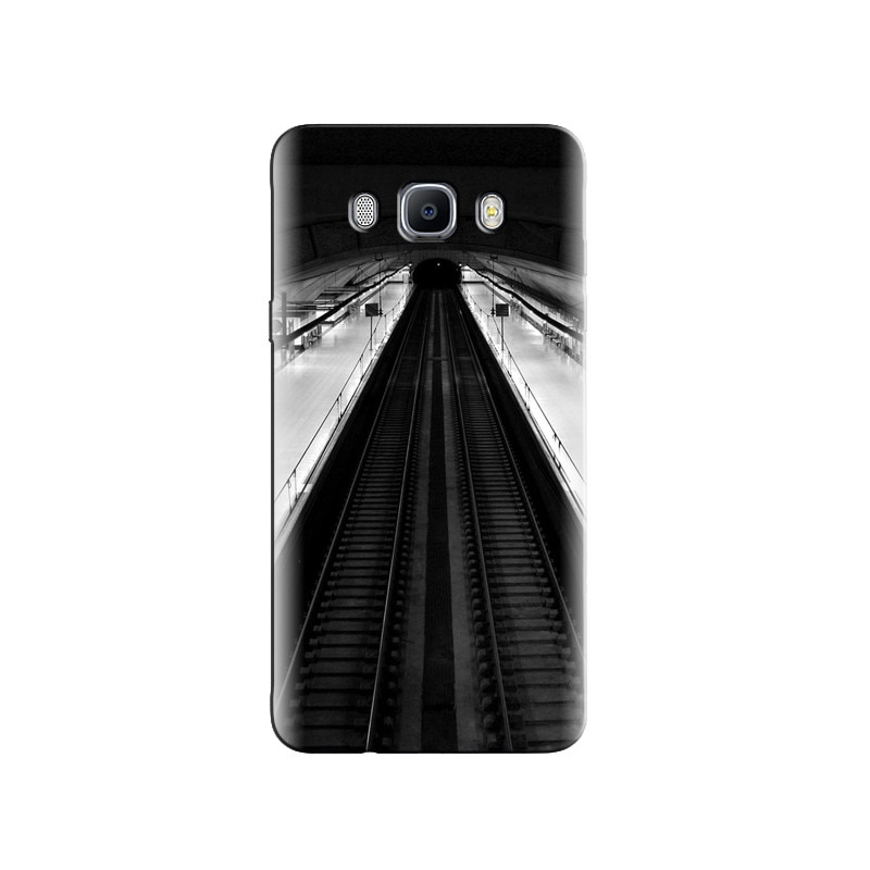 Husa Samsung J3 Madrid Subway Black And White Top View