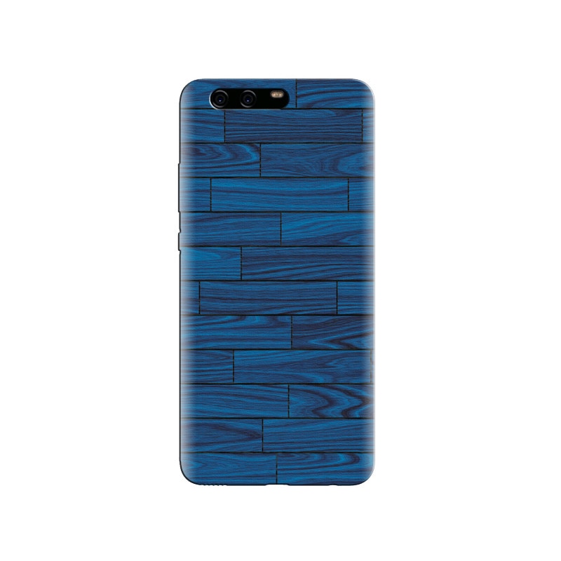 Husa Huawei P10 Basic Blue Wooden