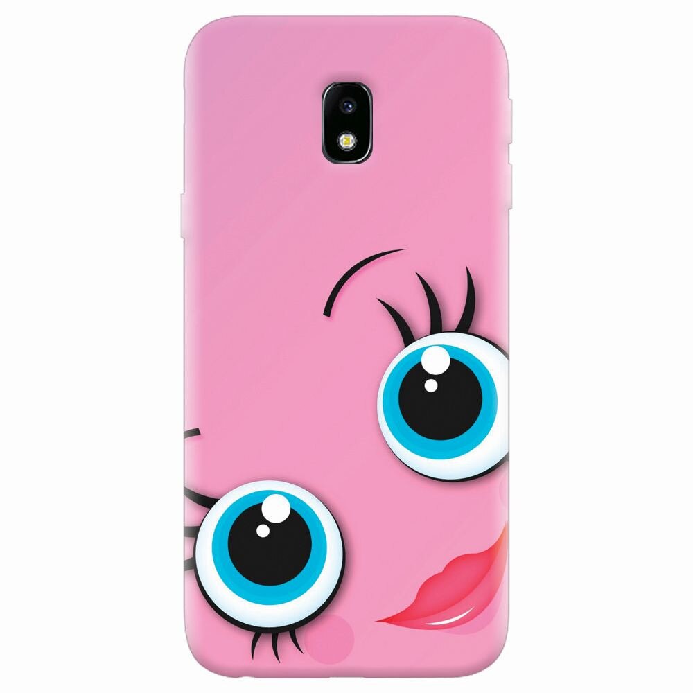 Husa silicon pentru Samsung Galaxy J7 Pro 2017, Girly Cute