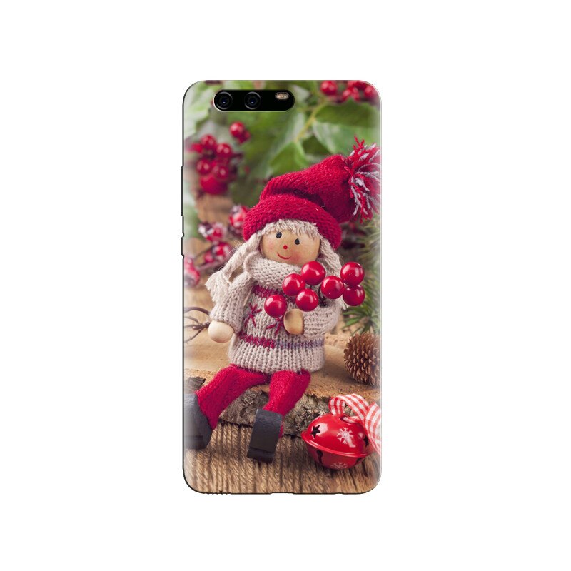 Husa Huawei P10 PLUS Christmas Twigs Girl Figurine