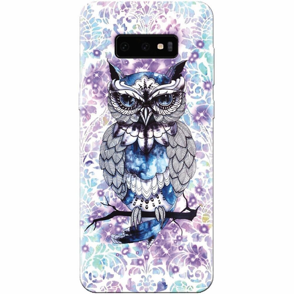 Husa silicon pentru Samsung Galaxy S10 Lite, Abstract Owl