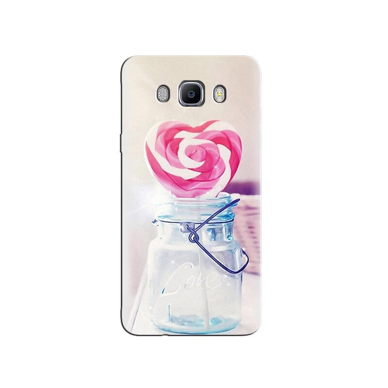 Husa Samsung J3 Heart Candy Cane Glass Jar Valentines Gift