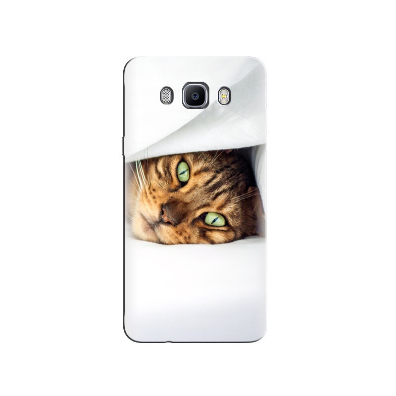 Husa Samsung J5 2016 Green Eyes Cat In Bed
