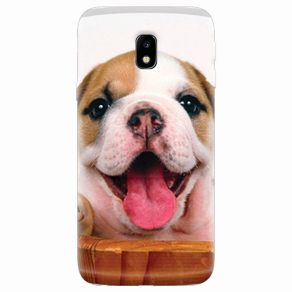 Husa silicon pentru Samsung Galaxy J7 Pro 2017, Puppies 002