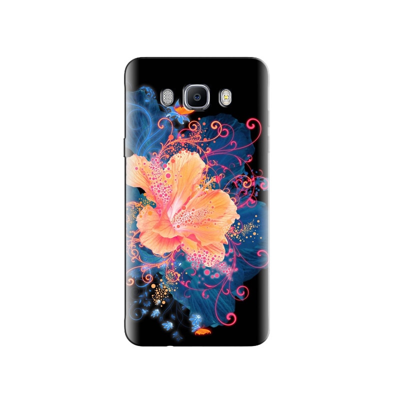 Husa Samsung J3 Hd Abstract Flower Neon Painting