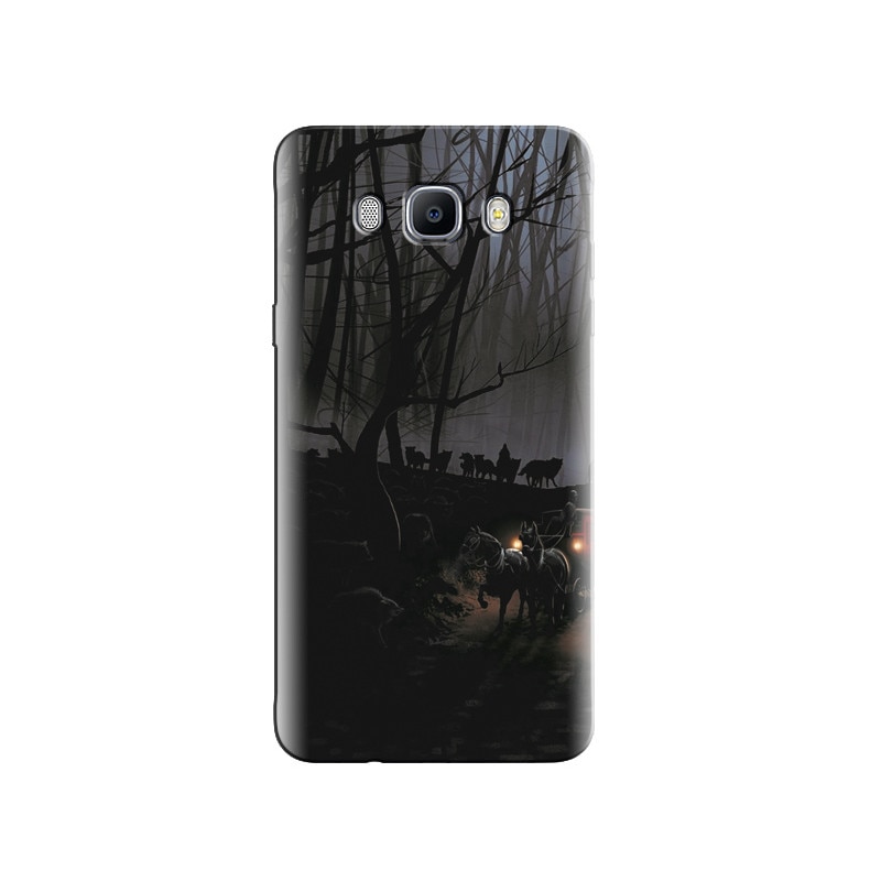 Husa Samsung J3 Horse Carriage Night Fantasy