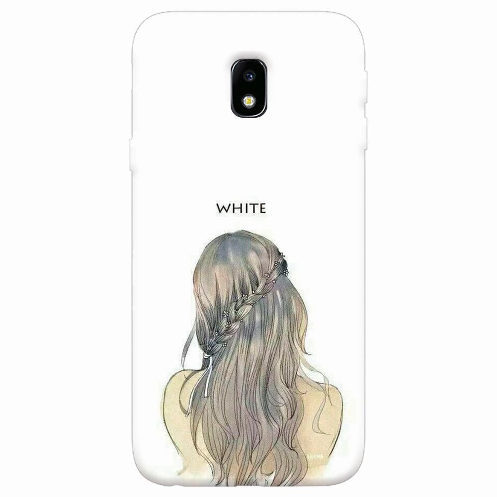 Husa silicon pentru Samsung Galaxy J7 Pro 2017, White