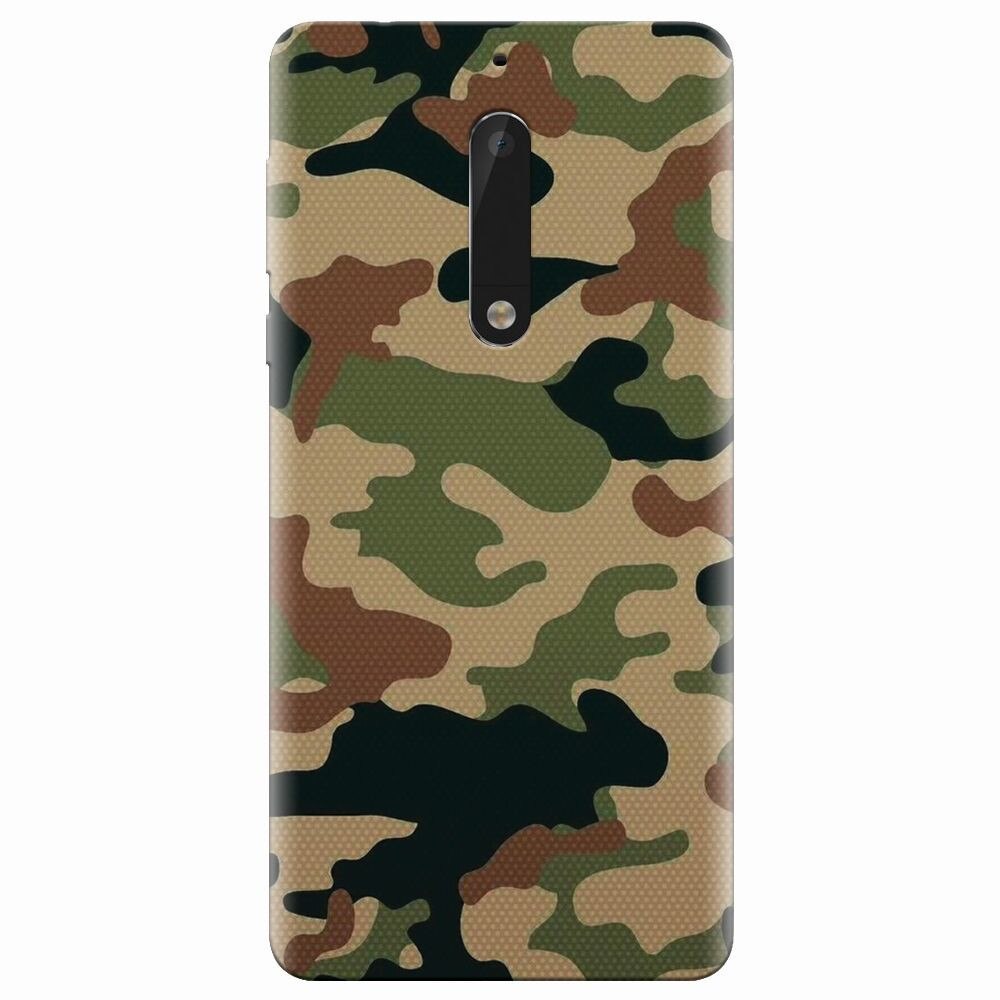 Husa silicon pentru Nokia 5, Camuflaj