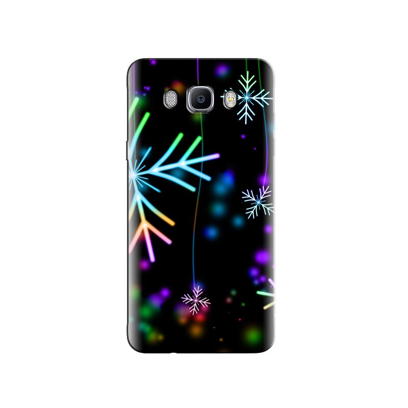 Husa Samsung J3 Neon Snowflakes