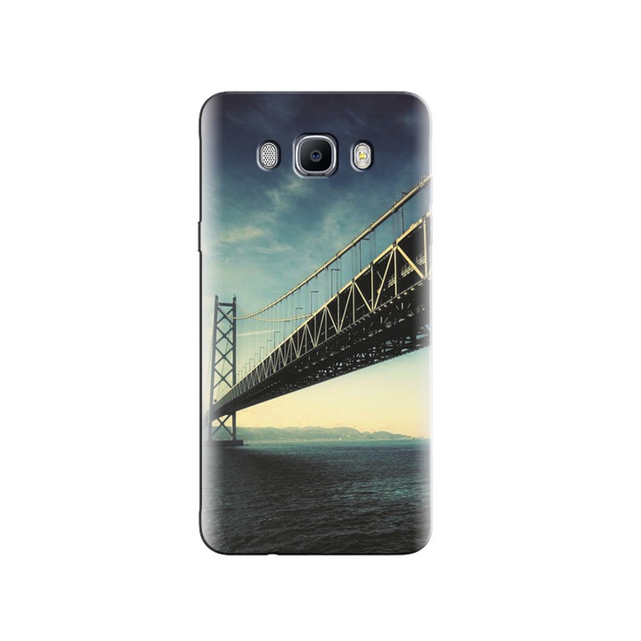 Силиконов калъф, съвместим с Samsung Galaxy J5 2016 - Large High Quality Bridge Architectures модел