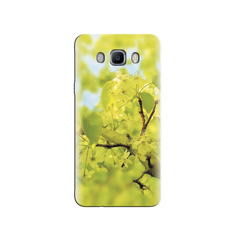 Husa Samsung J5 2016 Green Flower With Leaf Hd