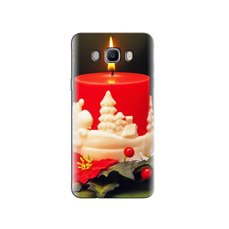 Husa Samsung J5 2016 Red Christmas Candle