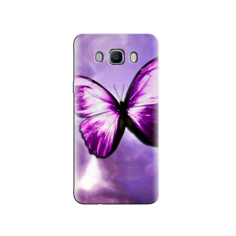 Husa Samsung J5 2016 Purple Butterfly 003