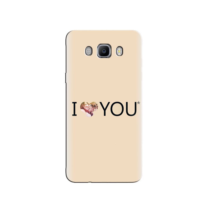 Husa Samsung J5 2016 I Love You Typography Pink Heart