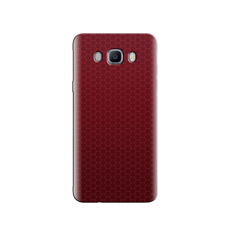 Husa Samsung J5 2016 Honeycomb Red Pattern