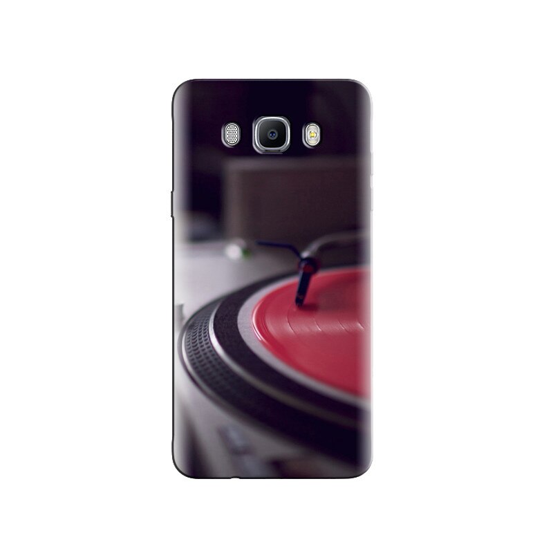 Husa Samsung J3 Turntable Red Vinyl Disk Music