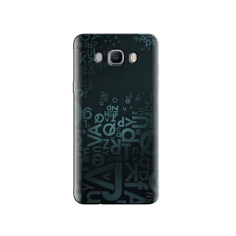 Husa Samsung J5 2016 Letters Blue Background