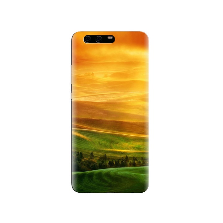 Husa Huawei P10 PLUS Htc One X Full HD Green Fields Sunset