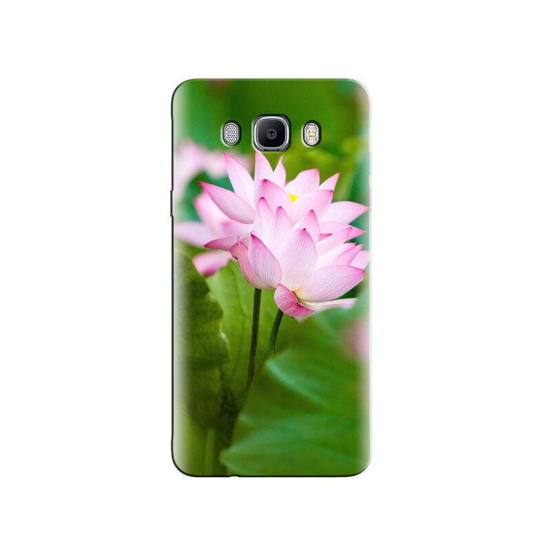 Husa Samsung J3 Twol Pink Lotus Flowers And Leaves