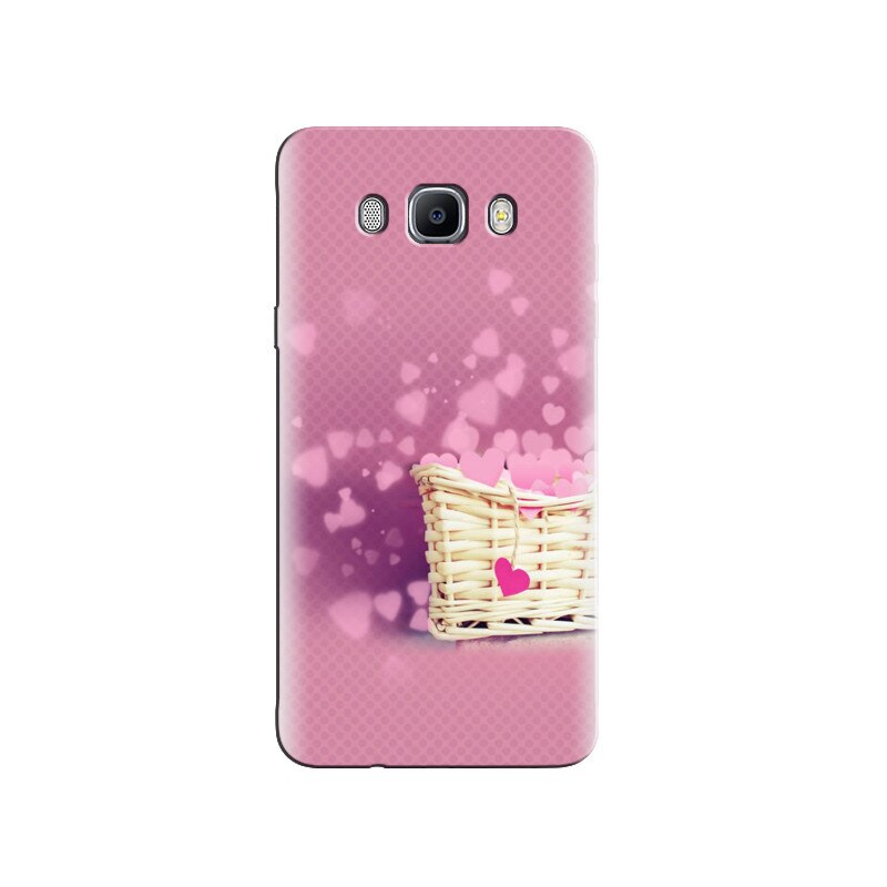 Husa Samsung J5 2016 Love Basket Pink Hearts