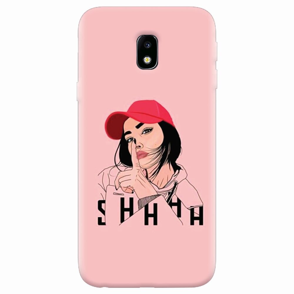 Husa silicon pentru Samsung Galaxy J7 2017, Shhh