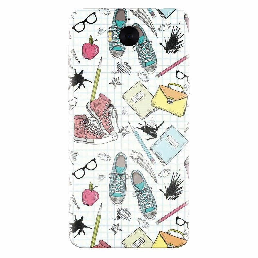 Husa silicon pentru Huawei Y6 2017, School