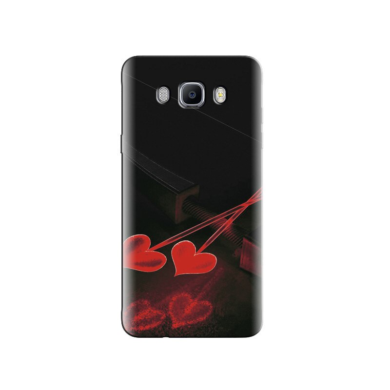 Husa Samsung J5 2016 Red Amazing Two Heart Hd Pictures