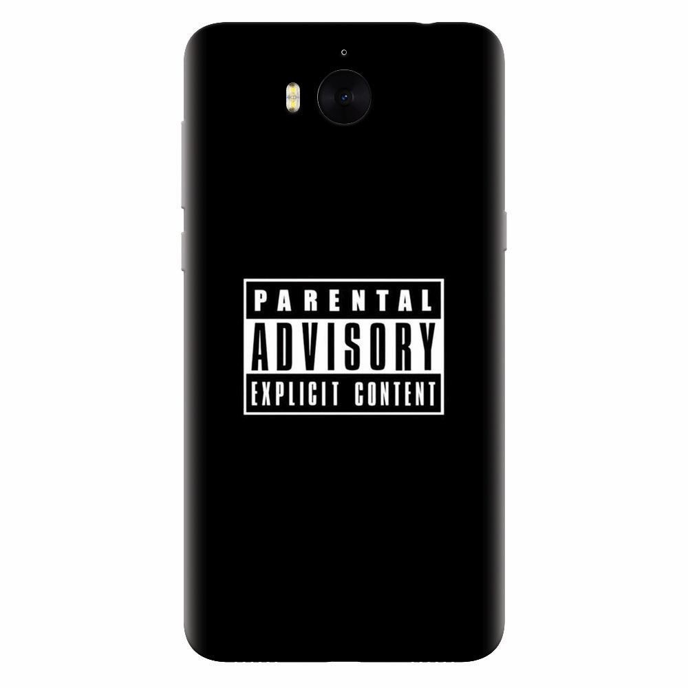 Husa silicon pentru Huawei Y6 2017, Parental Advisory