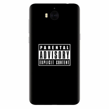 Husa silicon pentru Huawei Y6 2017, Parental Advisory Husa silicon pentru Huawei Y6 2017, Parental Advisory