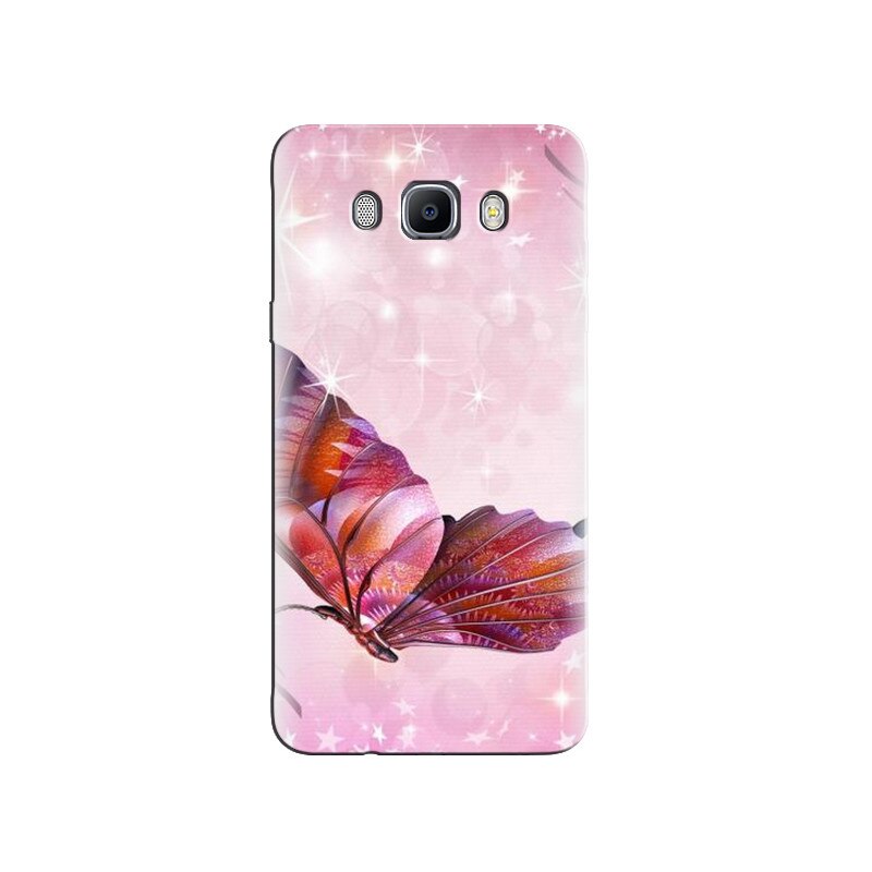 Husa Samsung J5 2016 Pink Butterfly 005