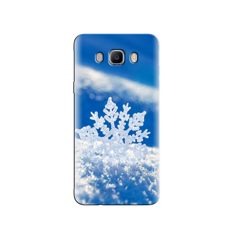 Husa Samsung J5 2016 Macro White Snowflake