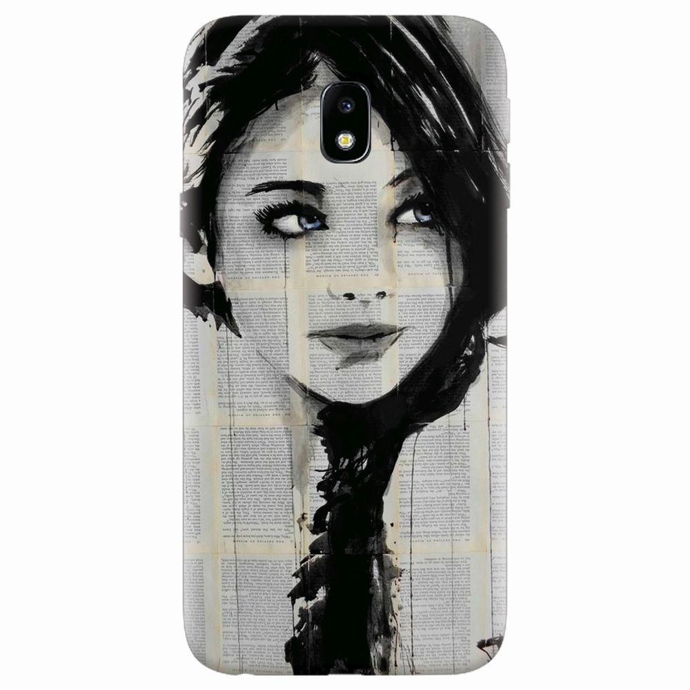 Husa silicon pentru Samsung Galaxy J7 Pro 2017, Blue Eyes