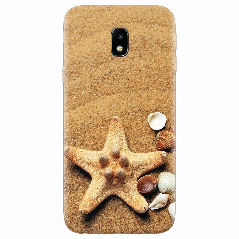 Husa silicon pentru Samsung Galaxy J7 Pro 2017, Sea Shells