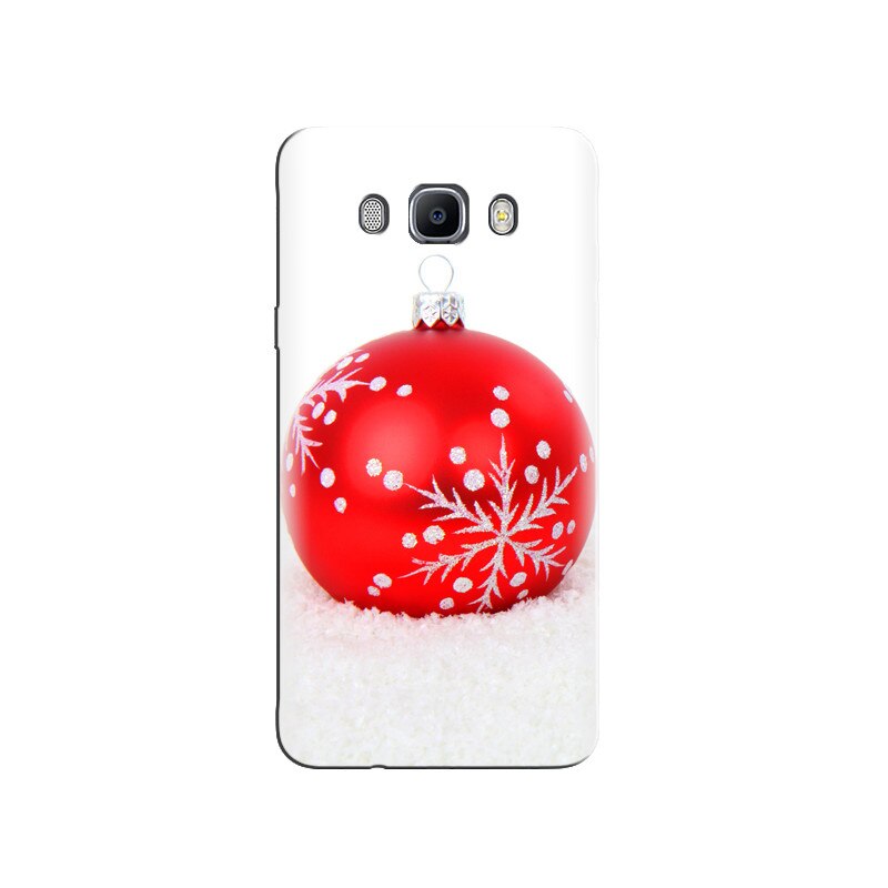 Husa Samsung J3 Red Christmas Decoration Ball In Snow
