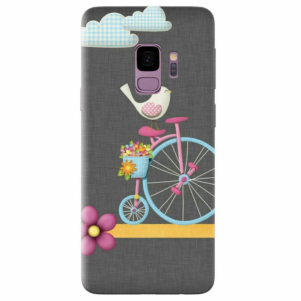 Husa silicon pentru Samsung Galaxy S9, Bird