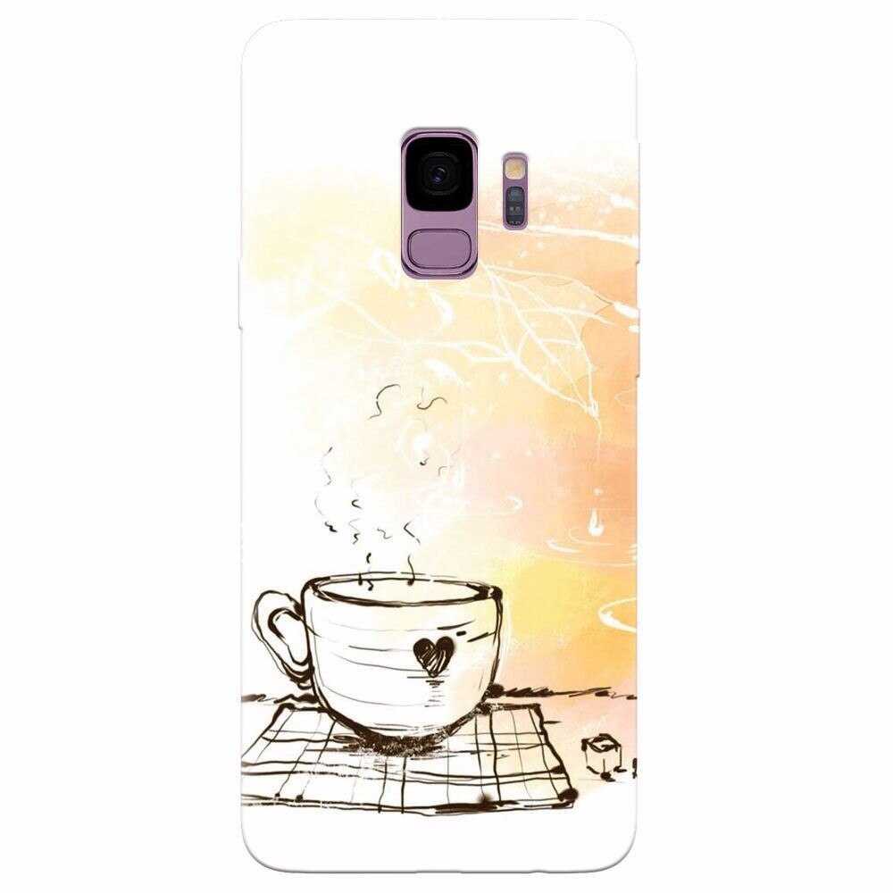 Husa silicon pentru Samsung Galaxy S9, Coffe Love