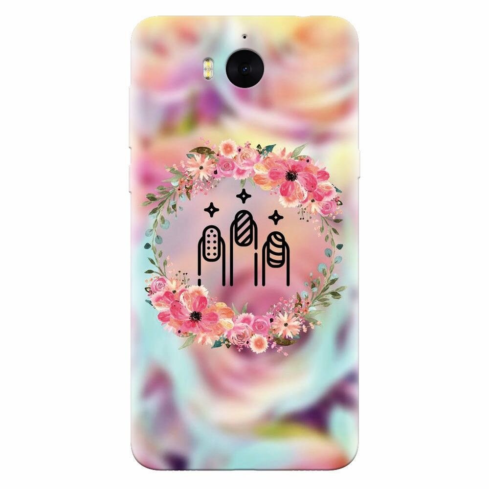 Husa silicon pentru Huawei Y6 2017, Nail Expert