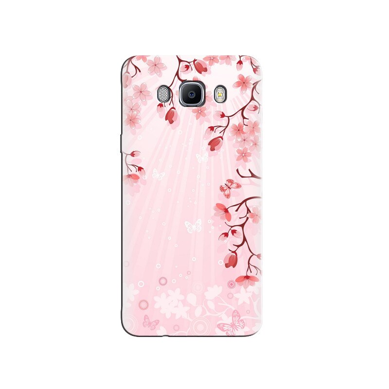 Husa Samsung J5 2016 Pink Flower Animated