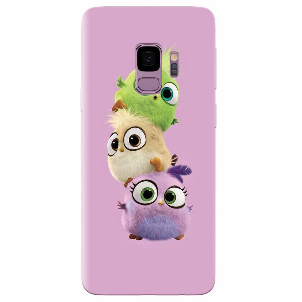Husa silicon pentru Samsung Galaxy S9, Baby Birds