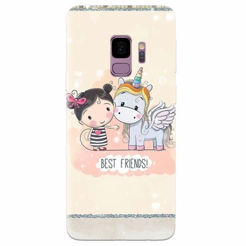 Husa silicon pentru Samsung Galaxy S9, Best Friends Husa silicon pentru Samsung Galaxy S9, Best Friends