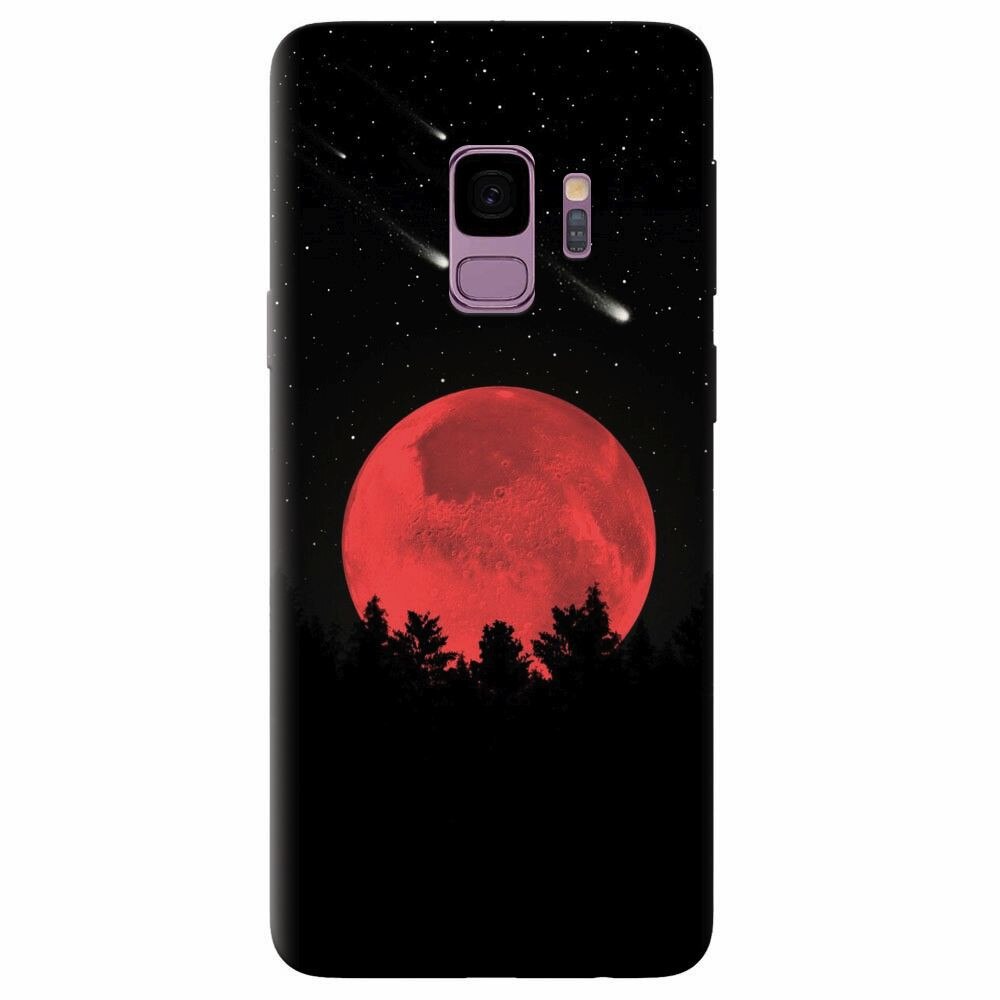 Husa silicon pentru Samsung Galaxy S9, Blood Moon