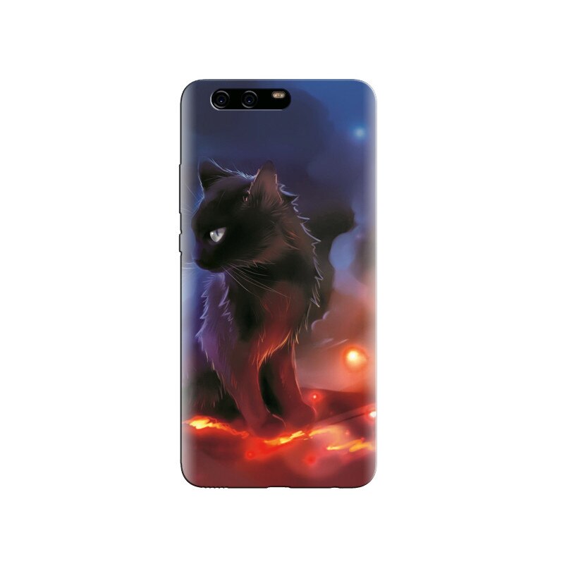 Husa Huawei P10 PLUS Beautiful Cat Painting Art