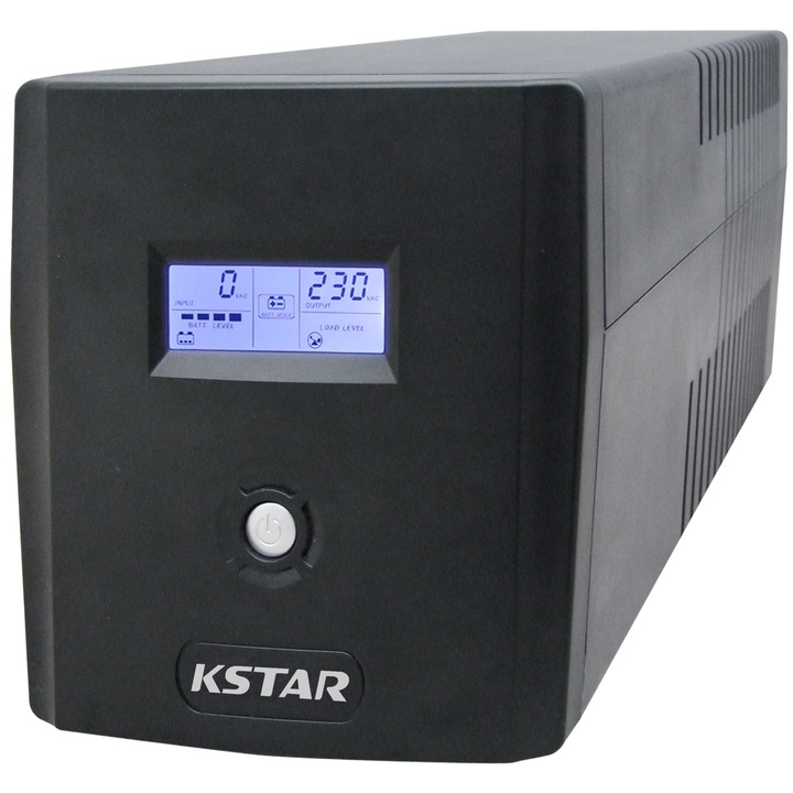 UPS Kstar Micropower Micro 2000, 2000 VA, 1200 W, LCD Display, USB, RJ45, Line-interactive