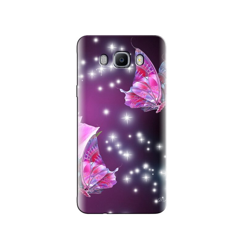 Husa Samsung J3 Pink Butterfly Phone