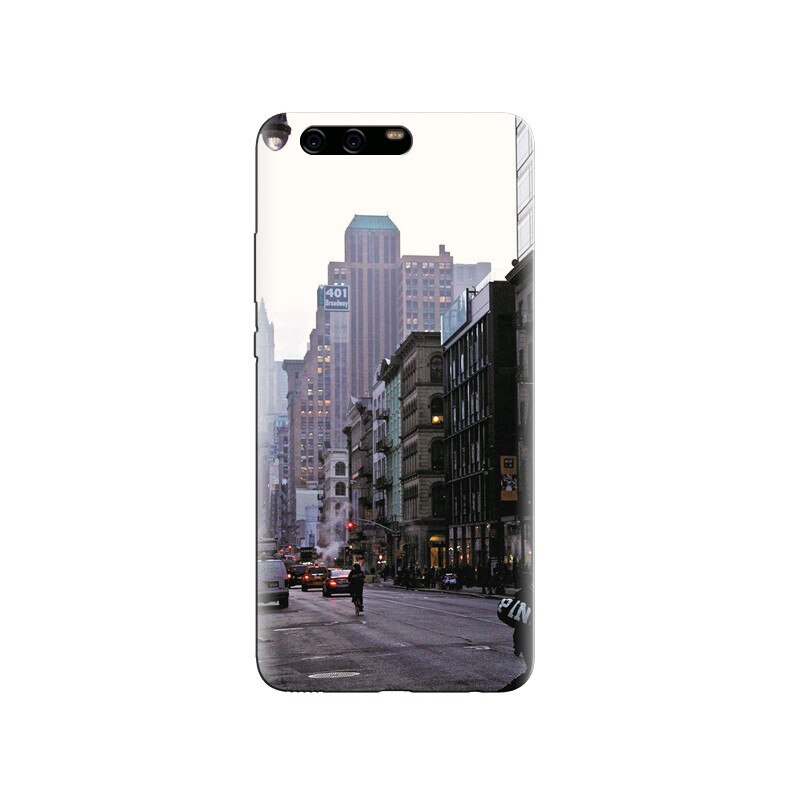 Husa Huawei P10 New York Street At Morning Background