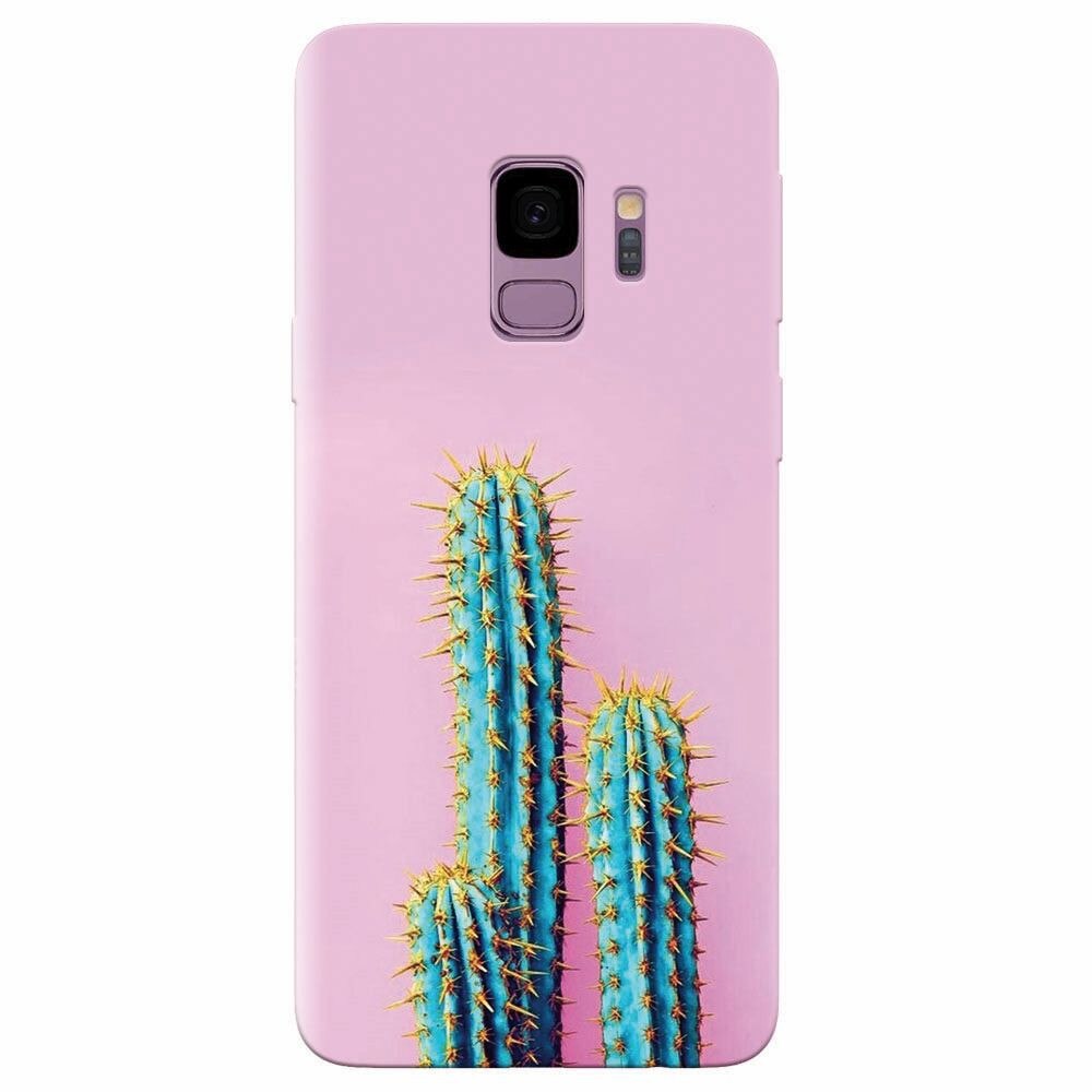 Husa silicon pentru Samsung Galaxy S9, Cactus 102