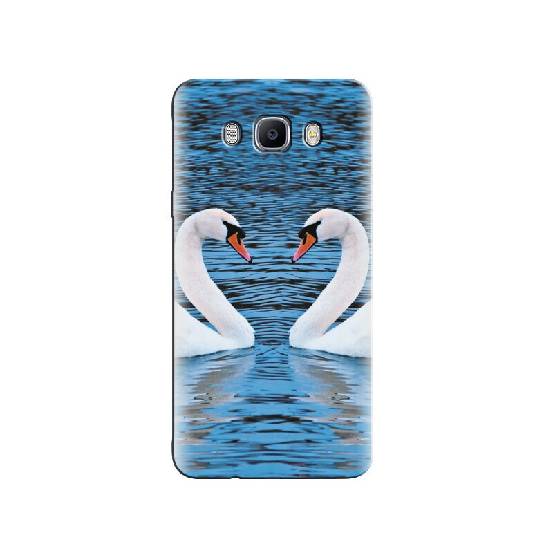 Husa Samsung J5 2016 Two Very Beautiful Swan High Resolution Pics