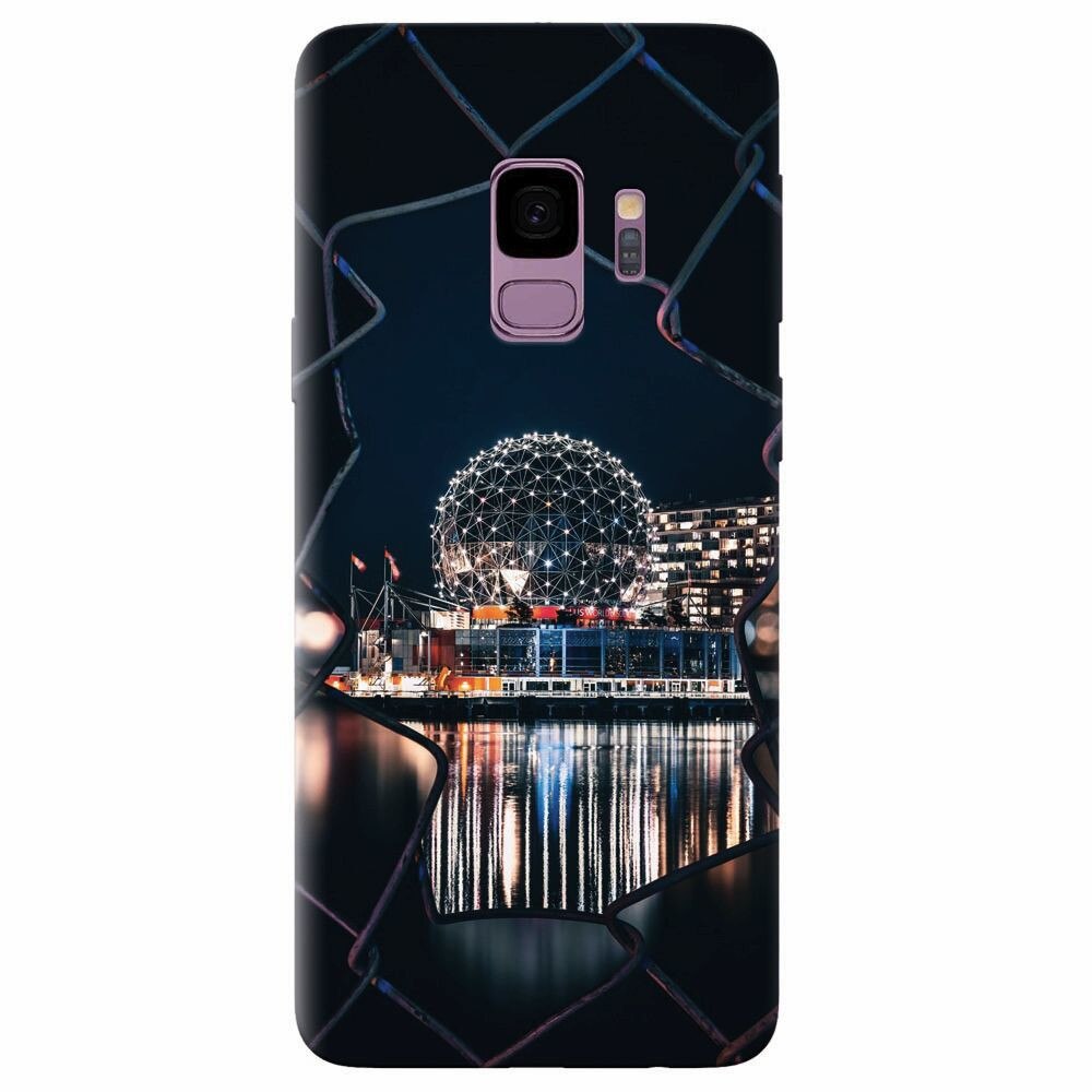 Husa silicon pentru Samsung Galaxy S9, Abstract Architectural Design