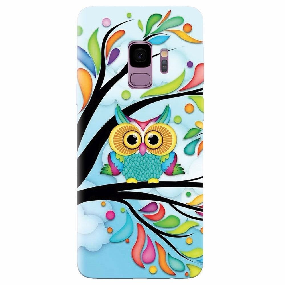 Husa silicon pentru Samsung Galaxy S9, Owl 101