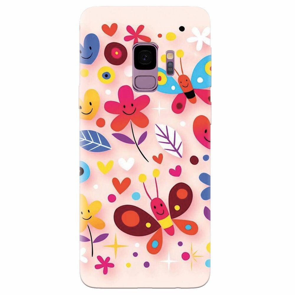 Husa silicon pentru Samsung Galaxy S9, Butterfly 102